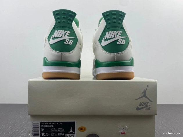 Rep Onekick Green Air 4 SB Pine DR5415-103 Nike Jordan x 0703